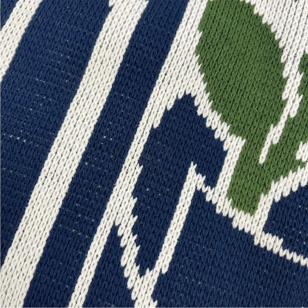 Vintage XXVII 1992 Super Bowl Cowboys Bills Knit Blanket